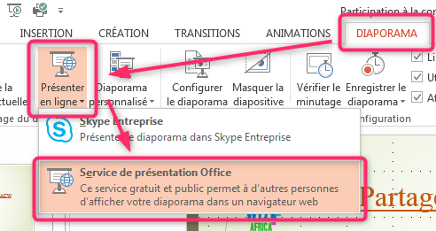 Imprimer dans Powerpoint